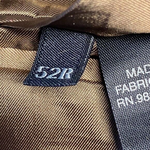 PRADA Classic Wool Blazer, Made in Italy, Brown, 3 Button, Sz 52R EU/ 42R US - Picture 11 of 16